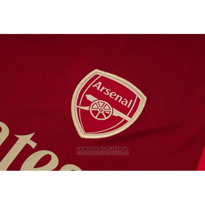 Fato de Treino Arsenal Manga Curta 2023-2024 Vermelho - Calcas Curta